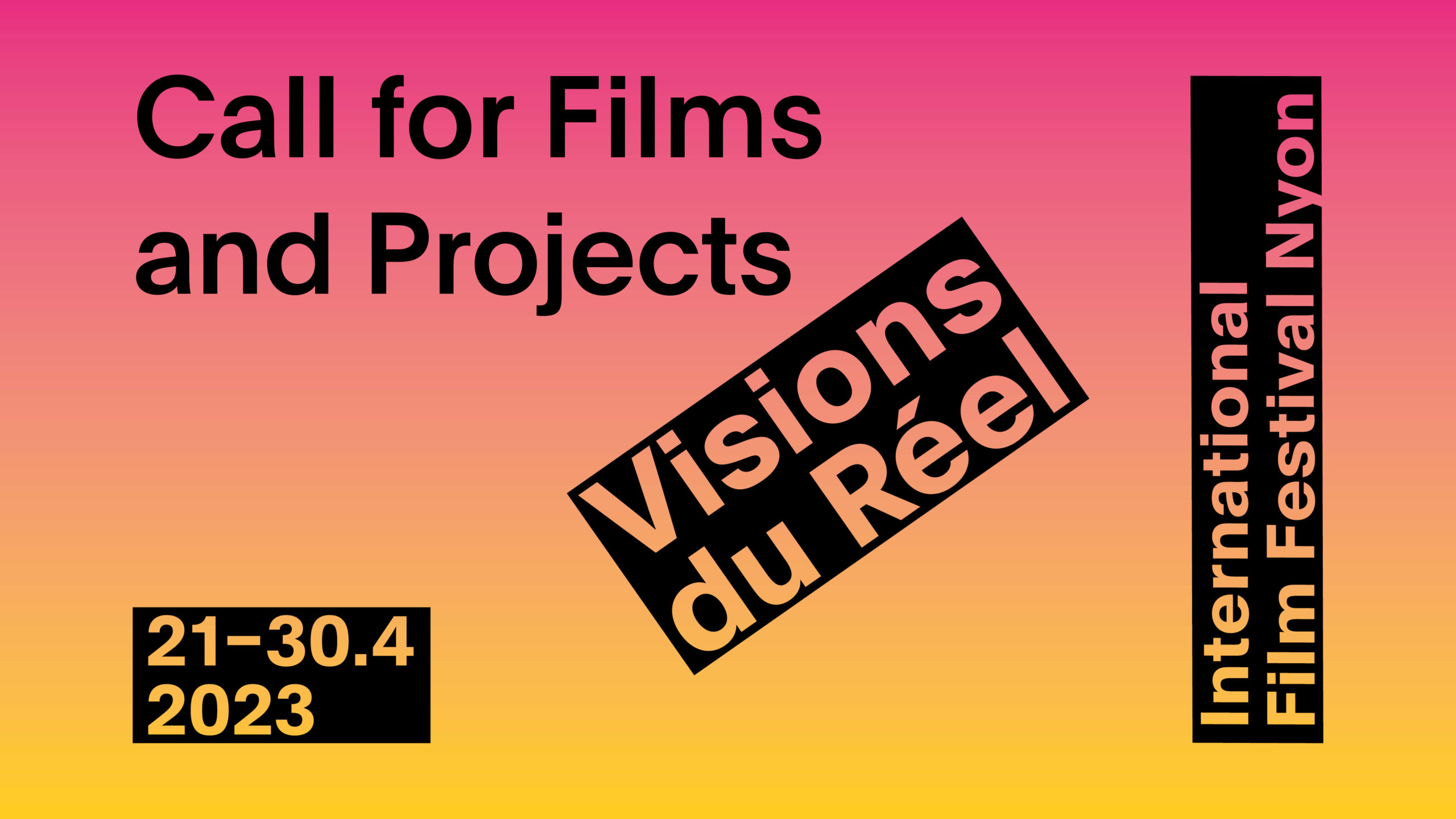 Appel à films et à projets pour l’édition 2023 de Visions du Réel